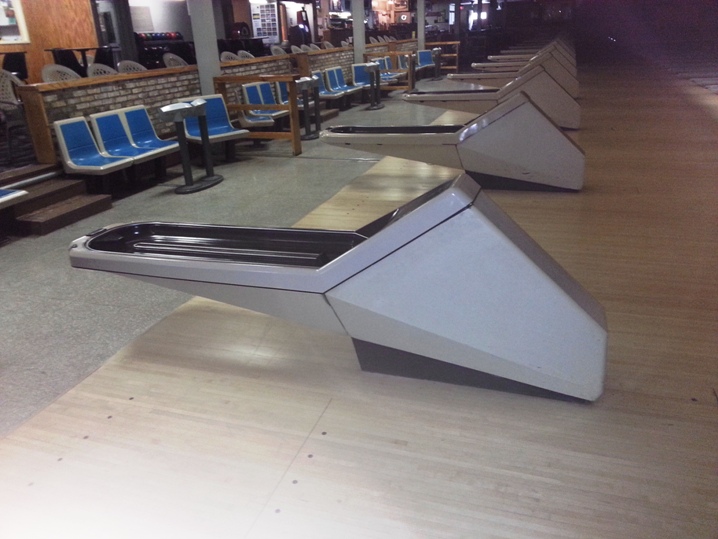 Used AMF bowling lane equipment Pursuit Zone