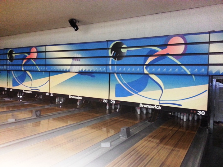 Used AMF bowling lane equipment Pursuit Zone
