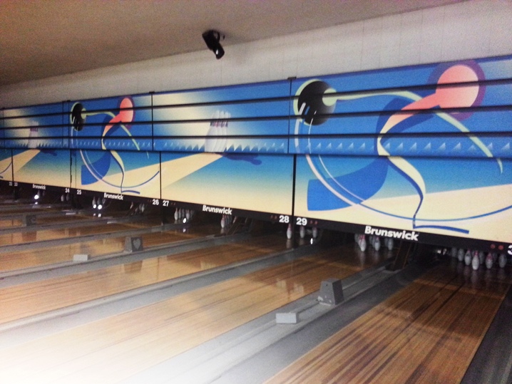 Used AMF bowling lane equipment Pursuit Zone