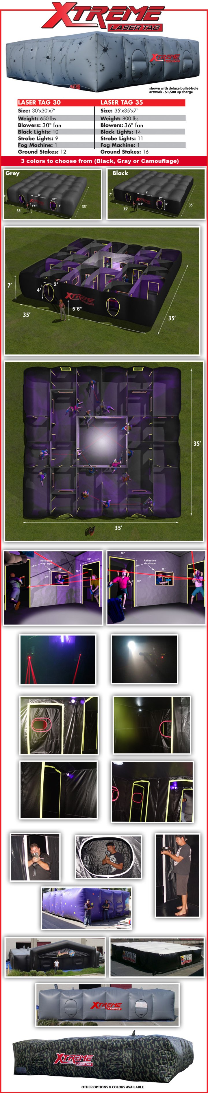 Inflatable Laser Tag Arena for sale