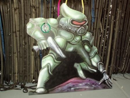 Used Laser Storm green creature
