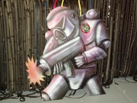Used Laser Storm purple creature