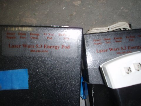Used Laser Storm Laser Tag Arena Panels