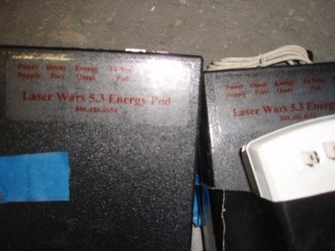 Used Laser Storm Laser Tag Arena Panels