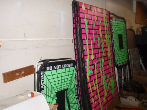 Used Laser Storm Laser Tag Arena Panels