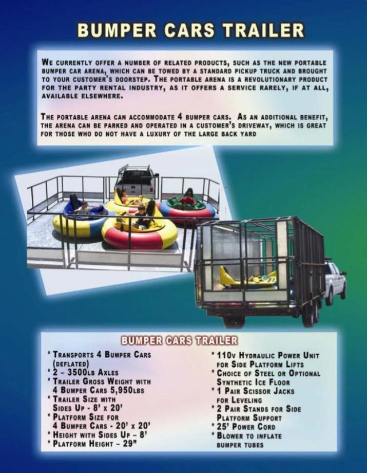 Mobile Bumpers Cars for sale